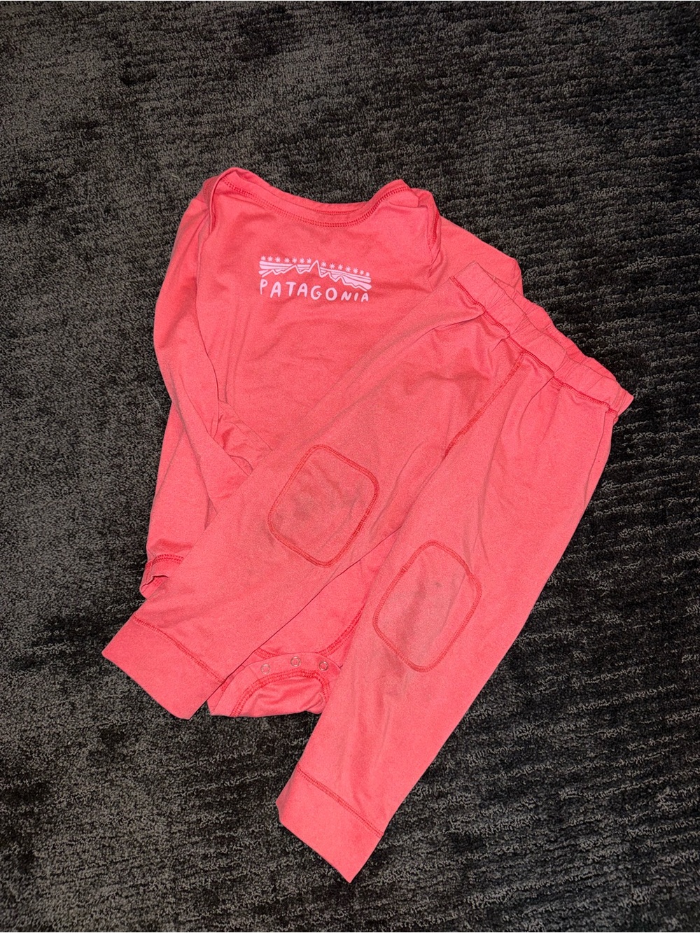 Patagonia Capilene Coral Pink Set